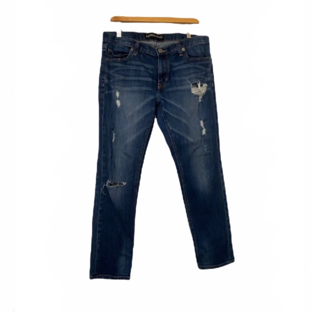 Express Girlfriend Distress Jeans